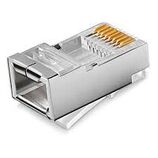 Cat6 FTP modular plug, Cu, FU